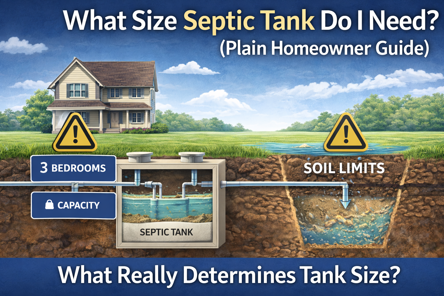 Image of What Size Septic Tank Do I Need? Homeowner Guide | SeptiCorp