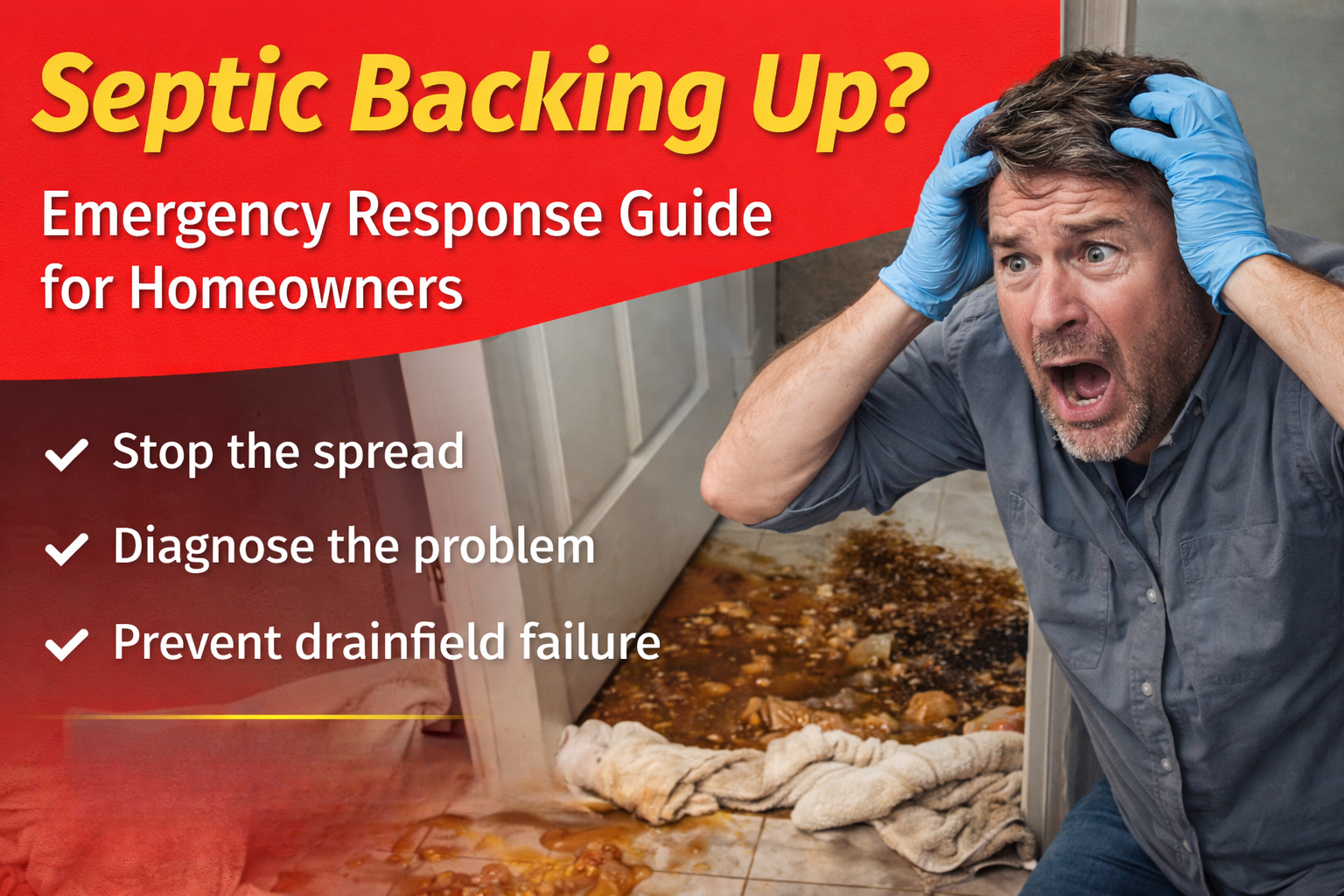 Image of Septic Backing Up?