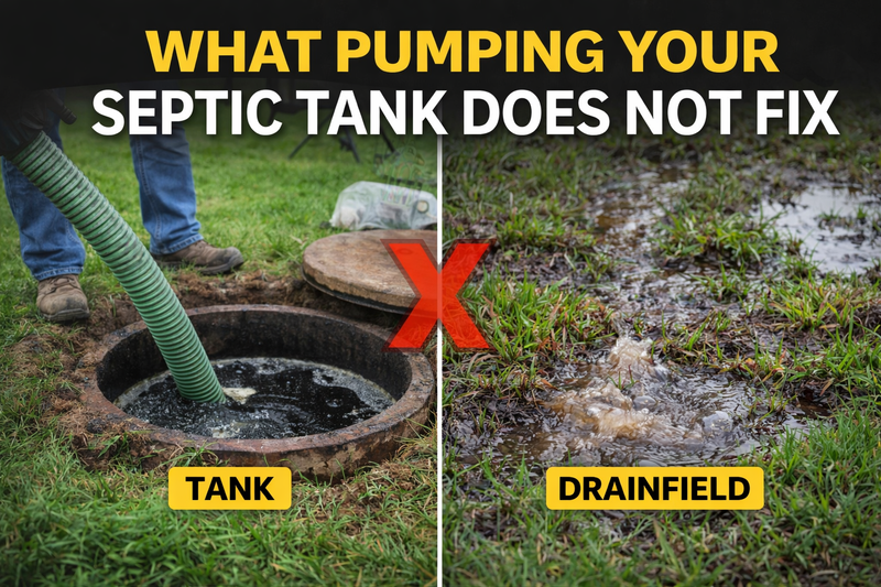 What Pumping Your Septic Tank Does NOT Fix