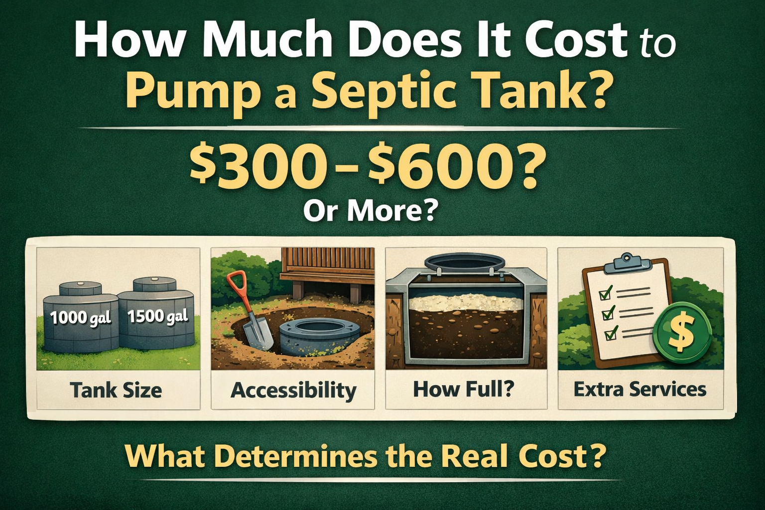 Image of How Much Does It Cost to Pump a Septic Tank?