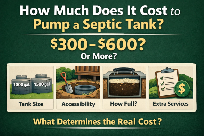 How Much Does It Cost to Pump a Septic Tank?