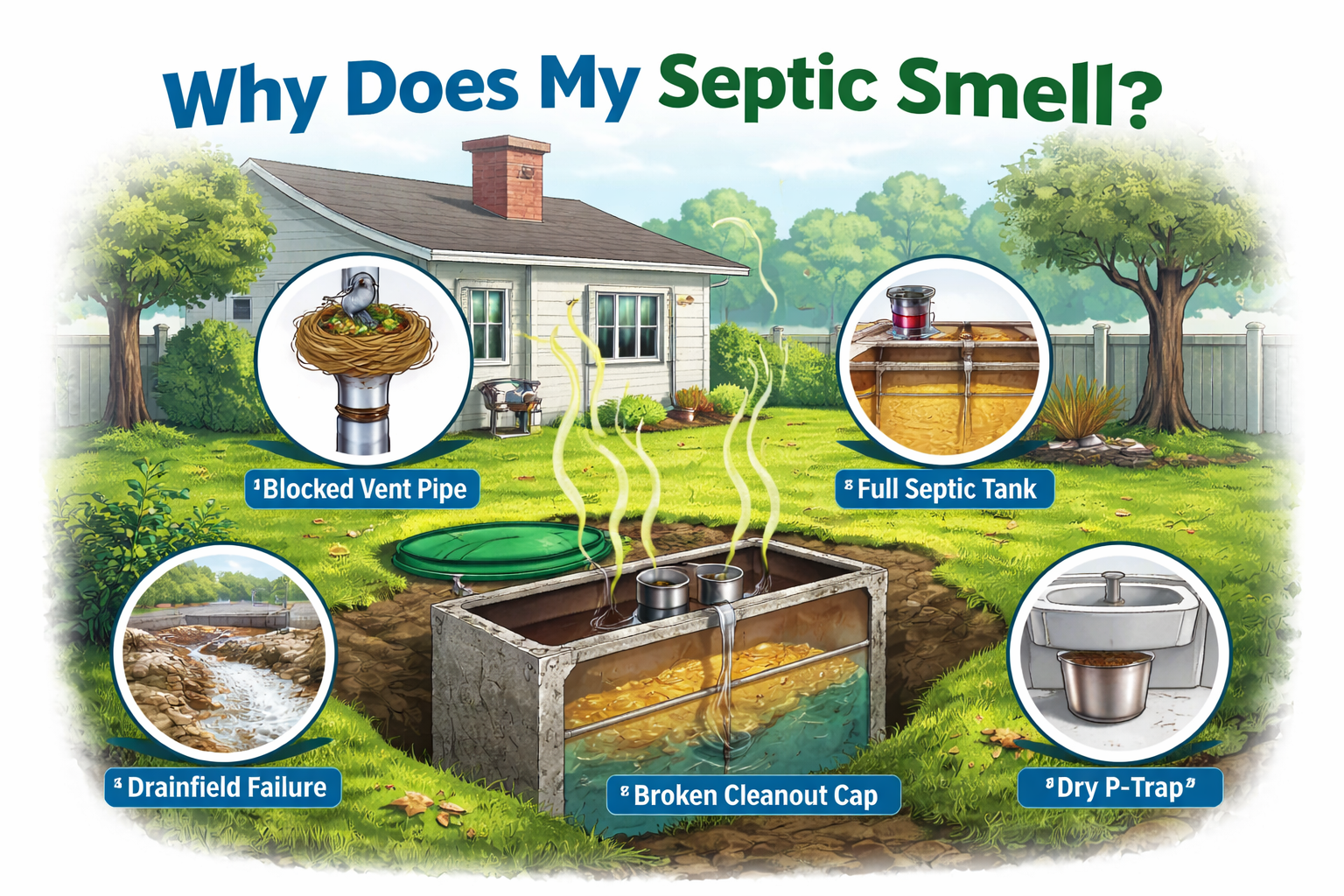 Image of Why Does My Septic Tank Smell?